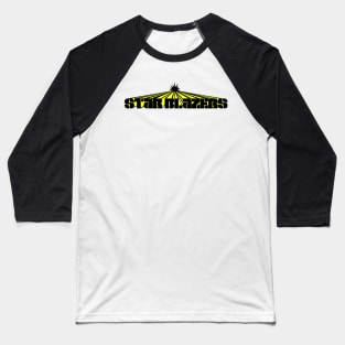 Star Blazers Logo - Black and Yellow Baseball T-Shirt